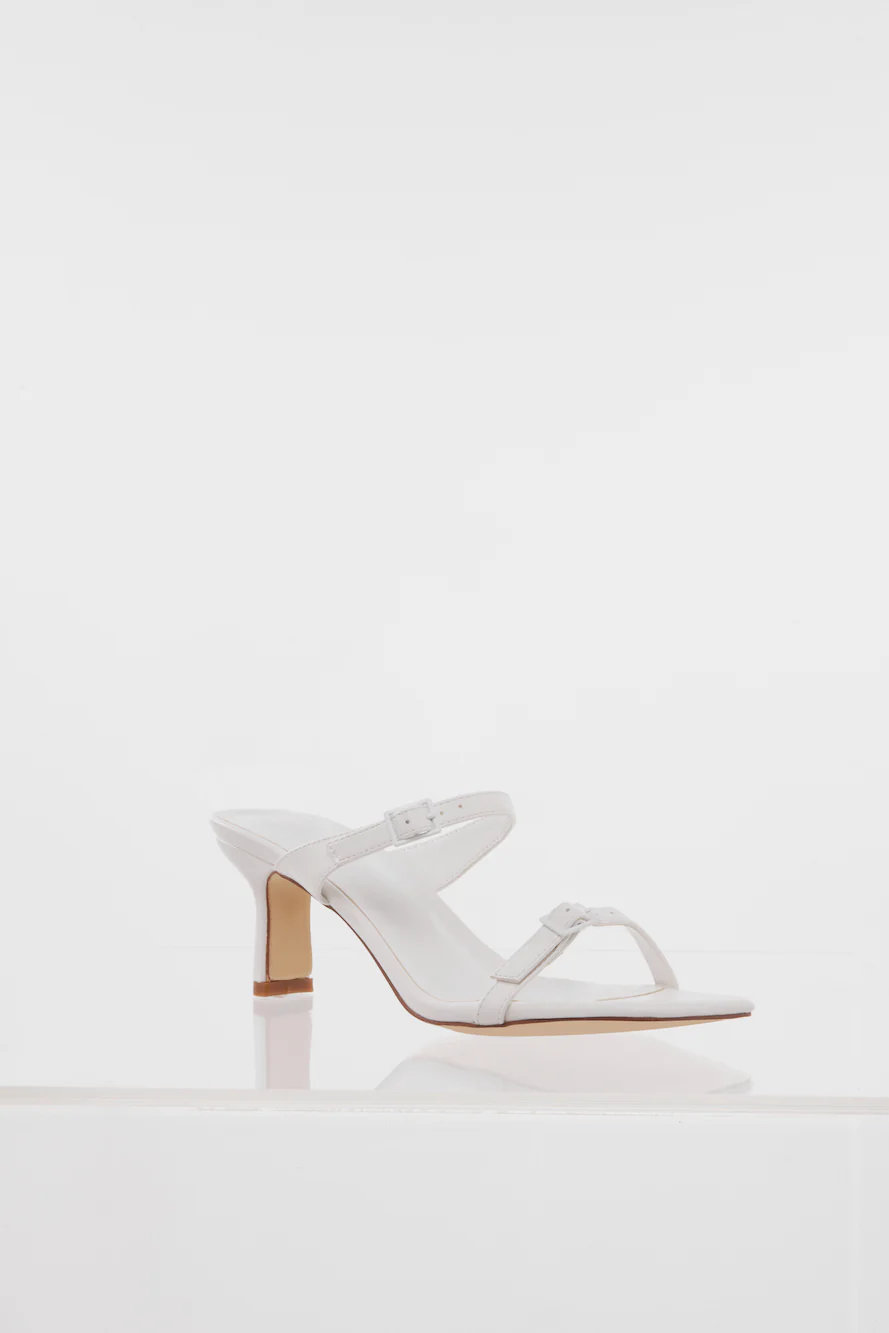 The Work To Party Heels White Pu