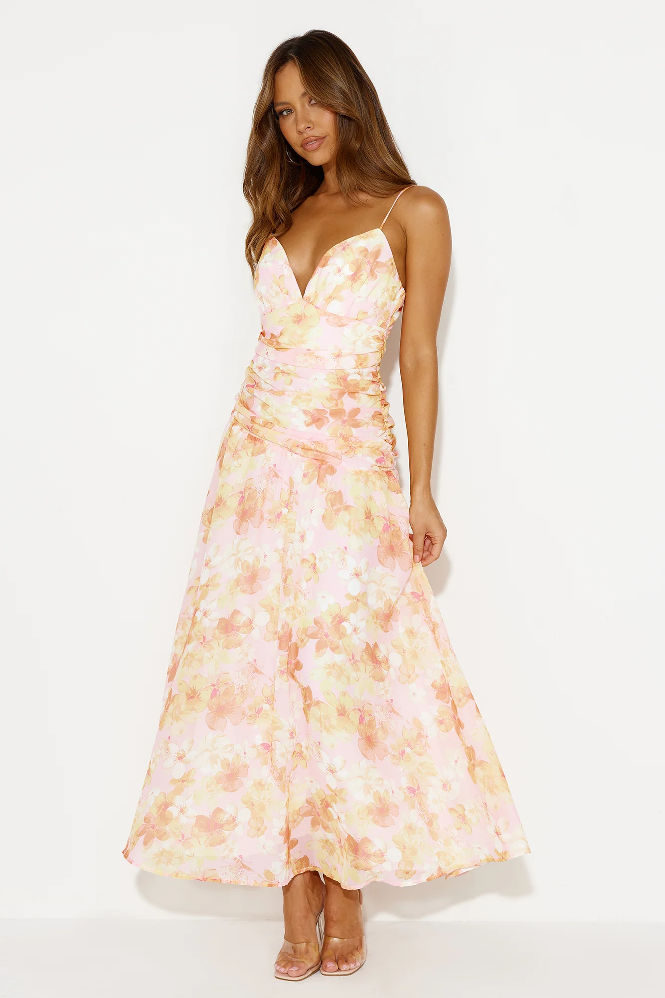 Travel To Me Maxi Dress Yellow