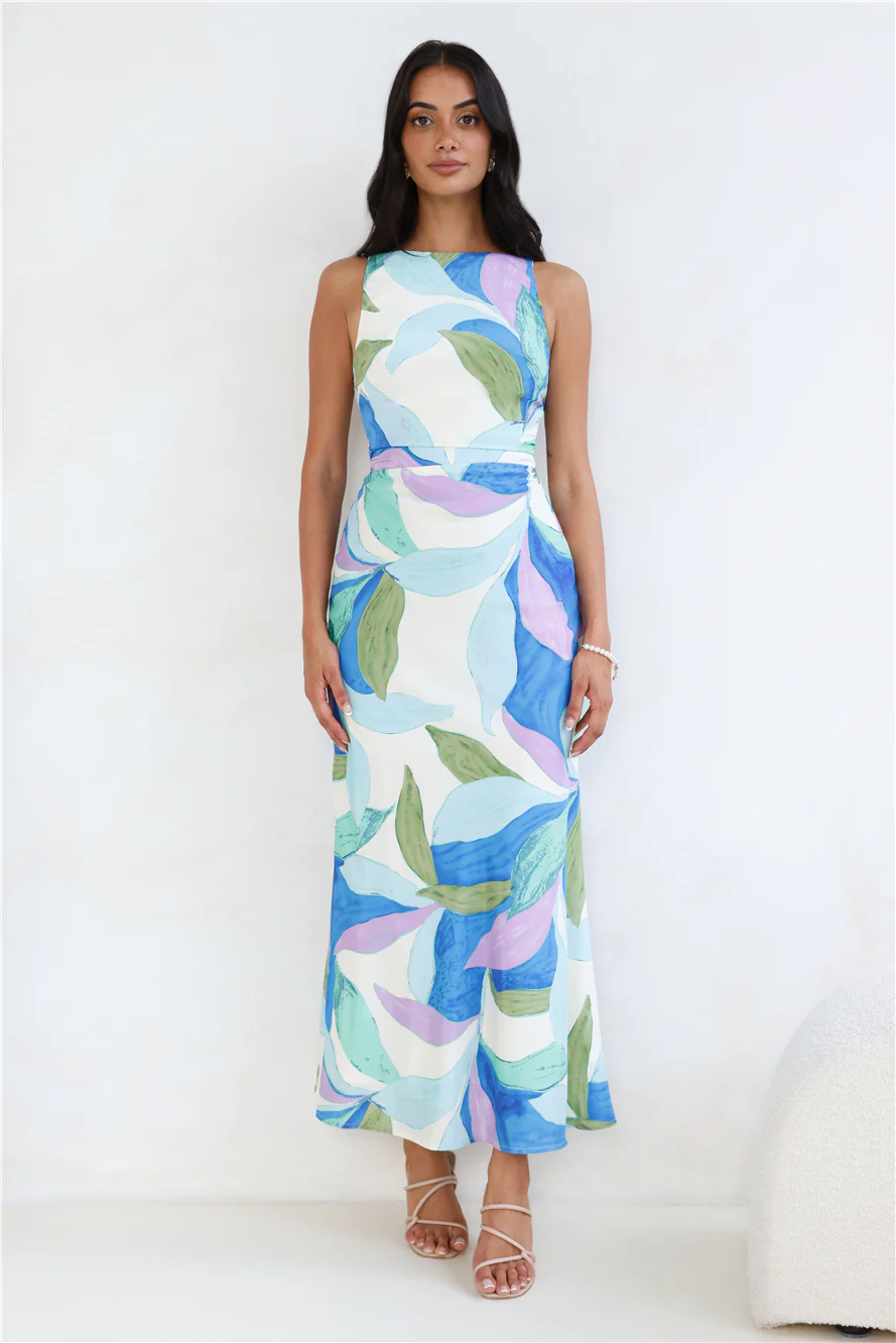 Technicolor Love Maxi Dress Print