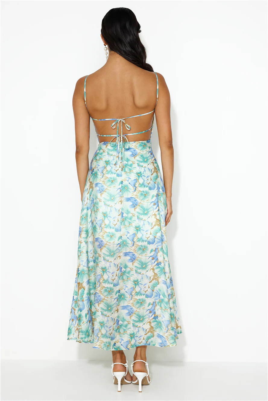 Surround Me Maxi Dress Green