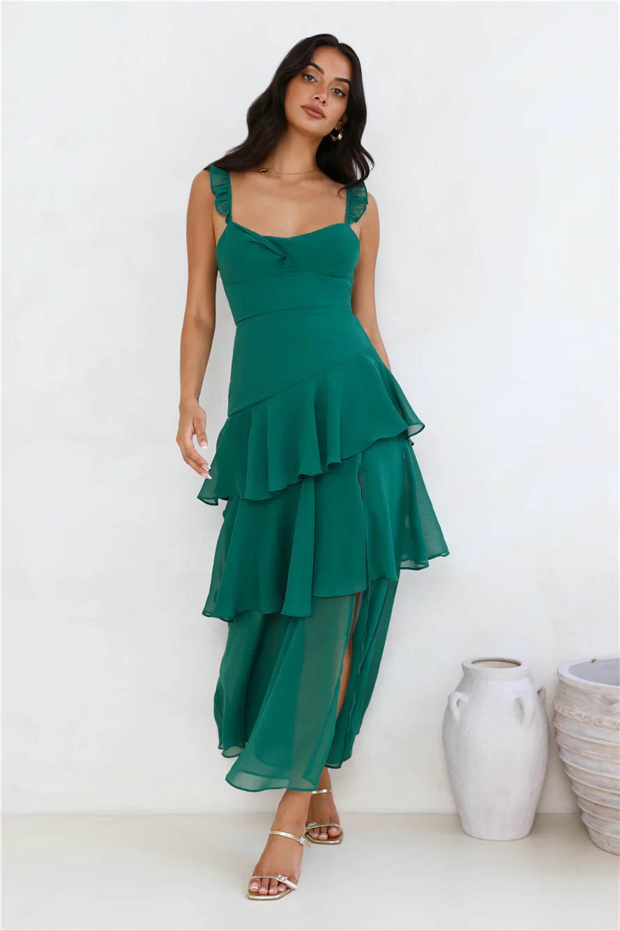 Trailblazing Maxi Dress Green