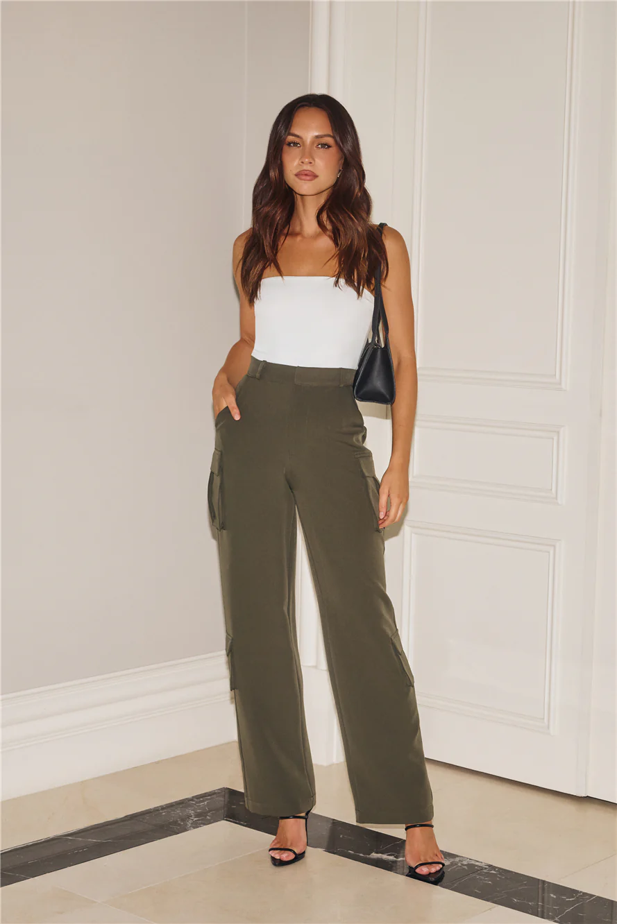 The Tailored Cargo Pants Khaki