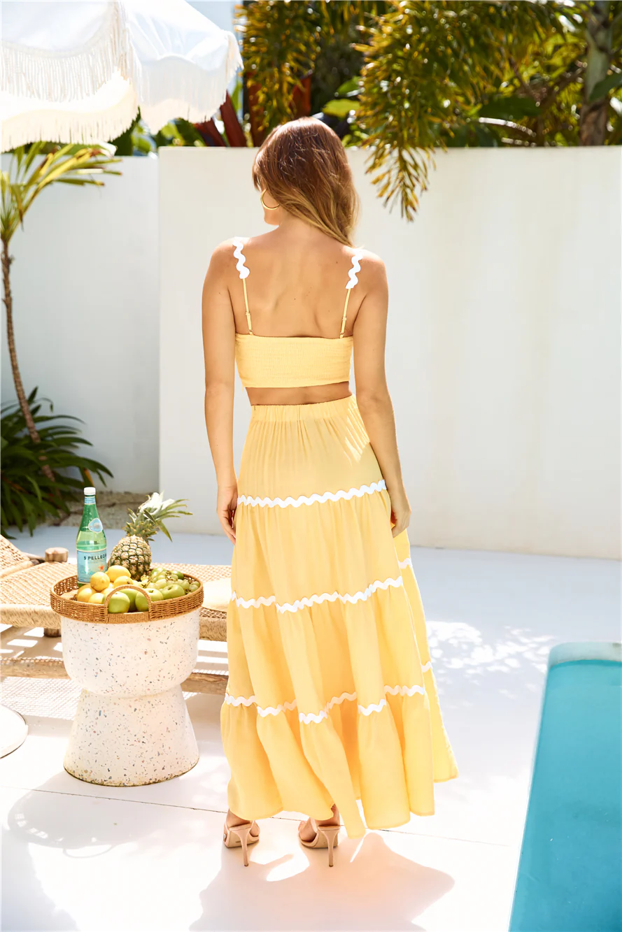 Sway One Way Crop Top Orange