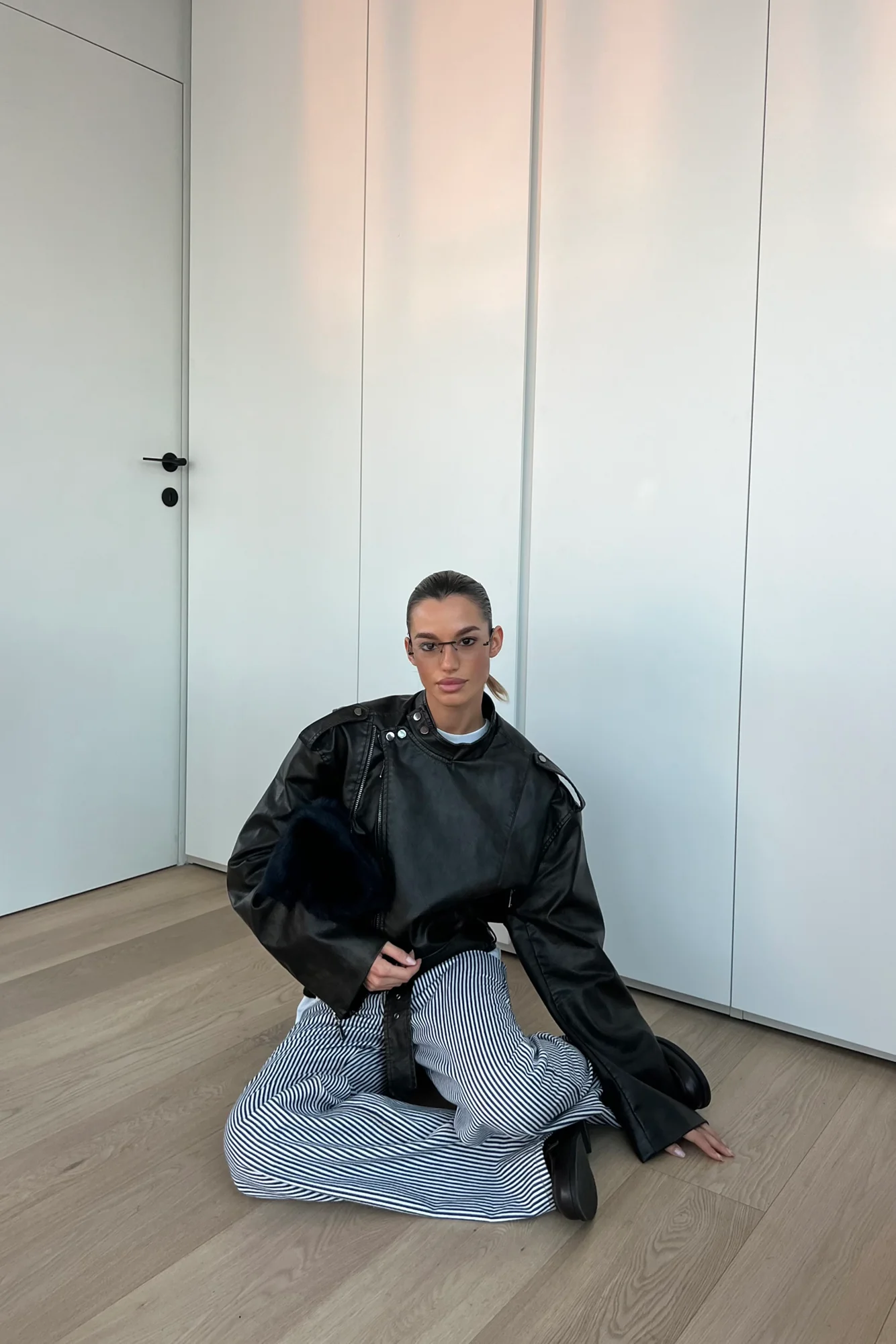 Top Model Jean Navy Stripe