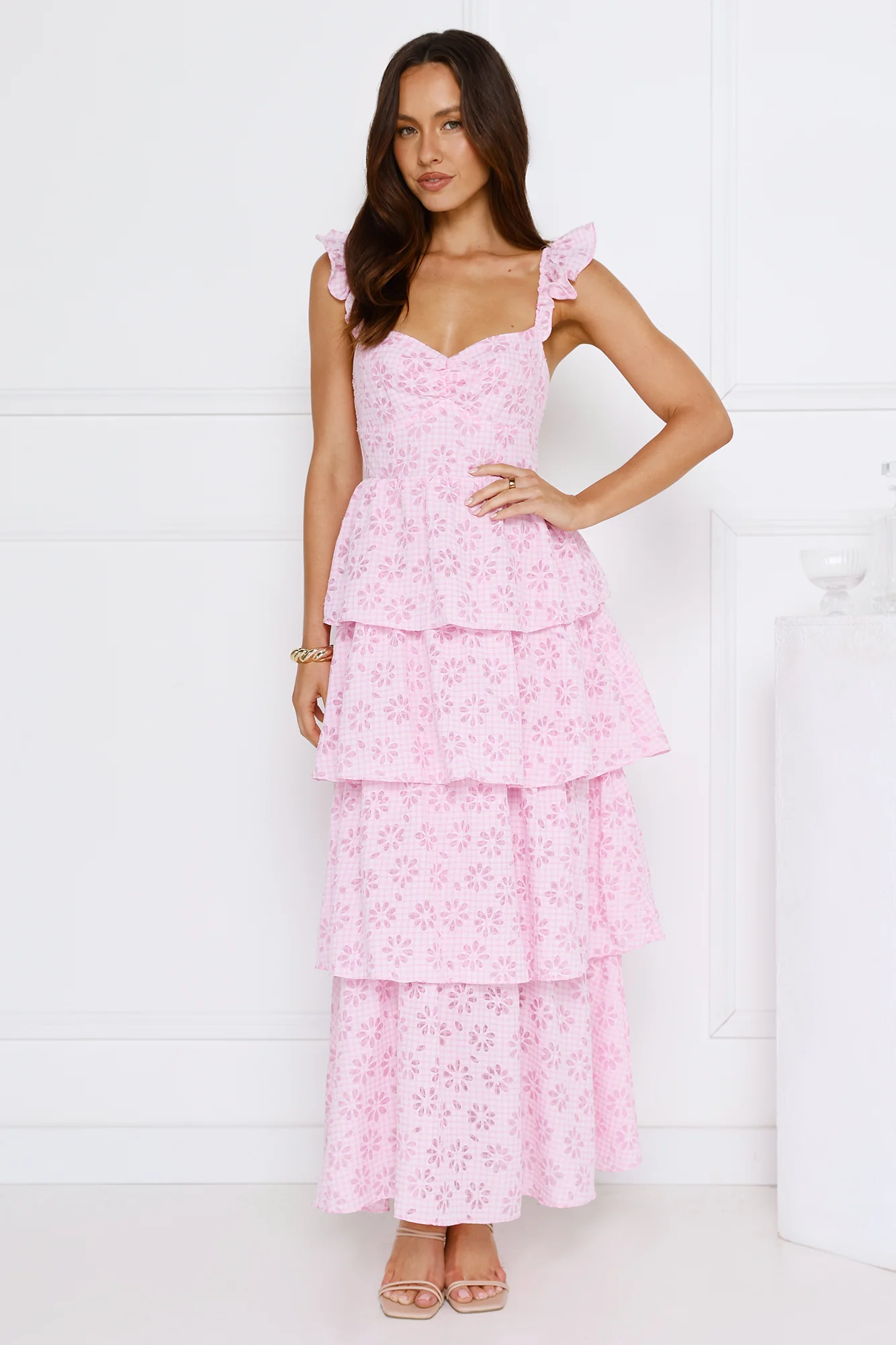 Summer Mist Maxi Dress Pink