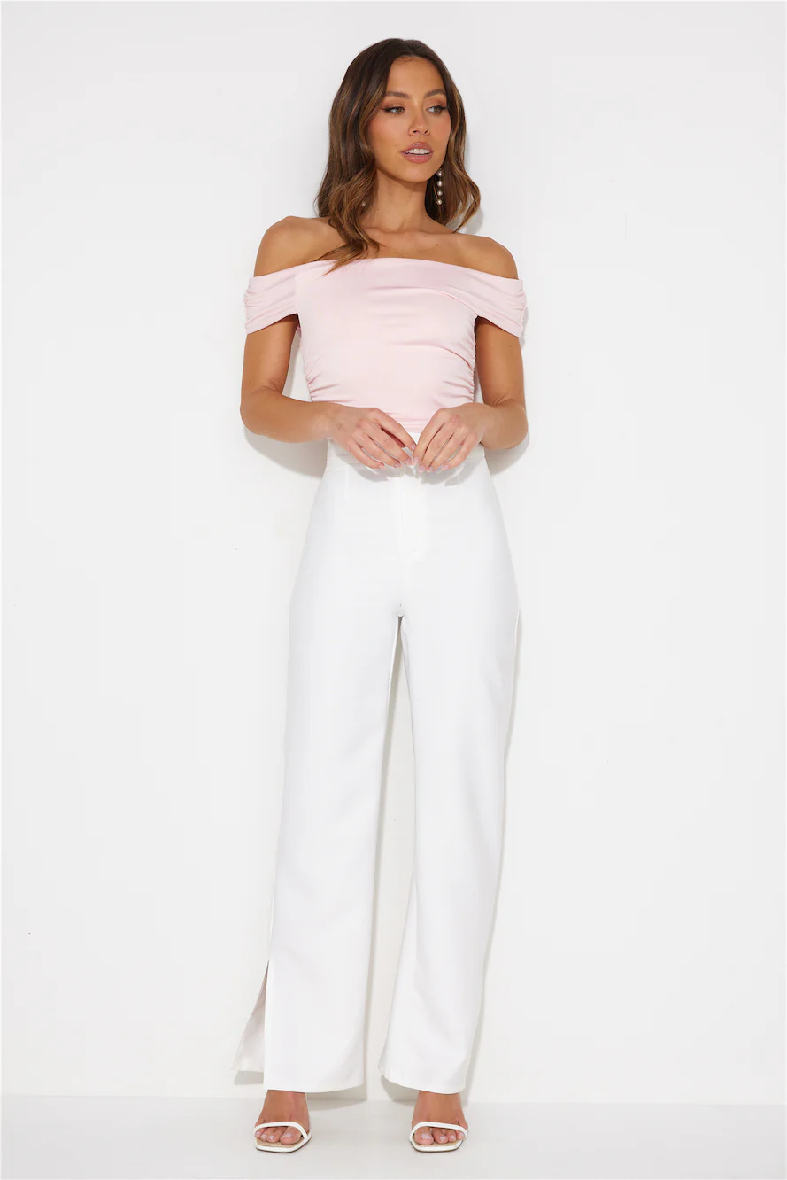 Sweetest Candy Crop Top Pink