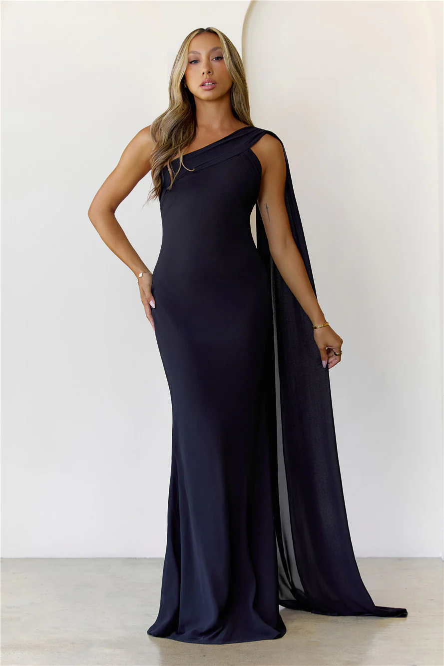 Shadow Siren Maxi Dress Black
