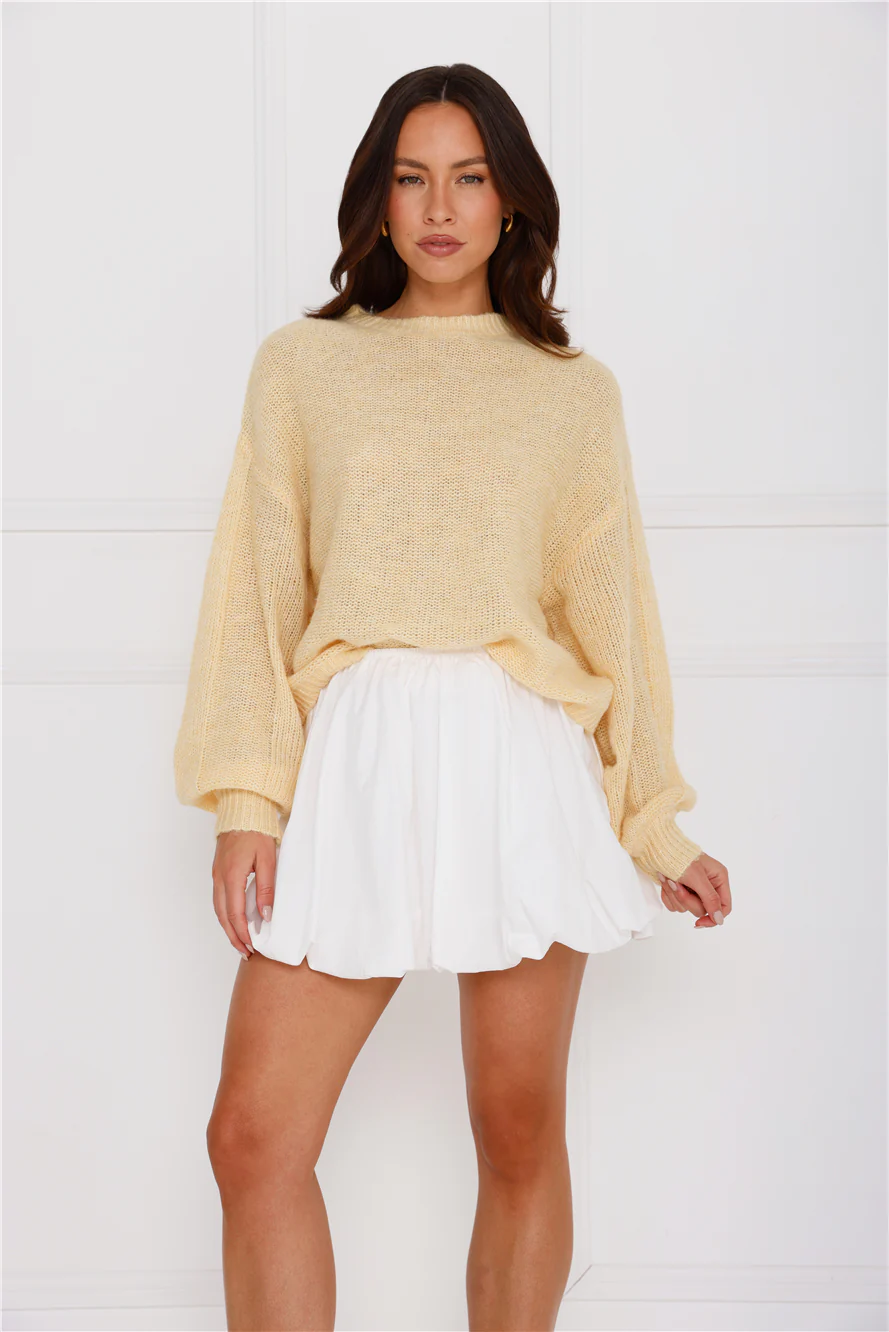 Sweater Weather Knit Yellow