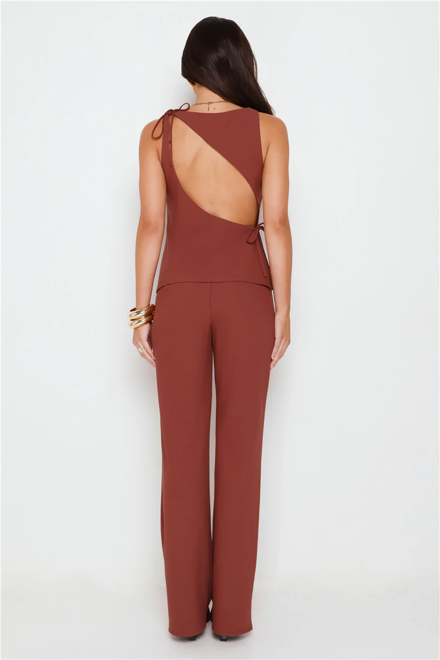 Tailor Theory Top Brown