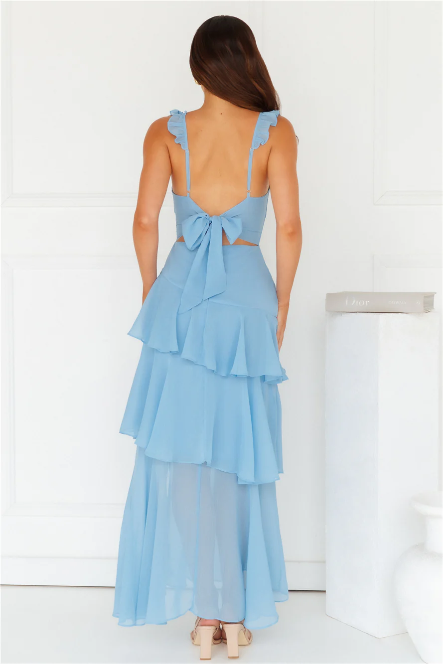 Trailblazing Maxi Dress Blue