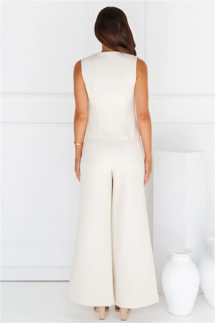 Tailored 'Fit Pants Beige