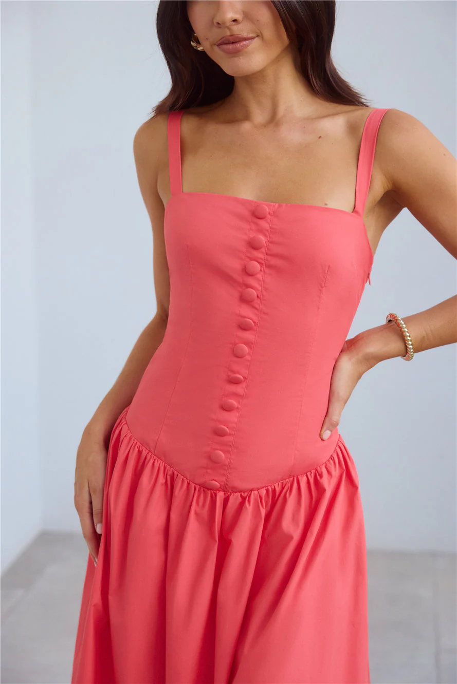Sunset Seduction Maxi Dress Watermelon