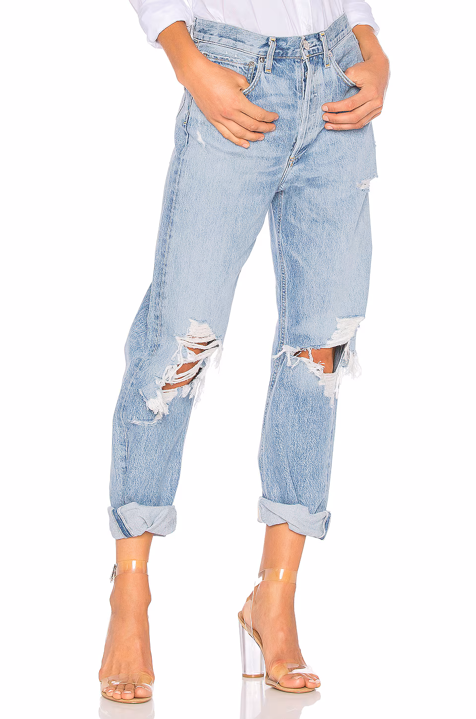 90's Mid Rise Loose Fit Jeans