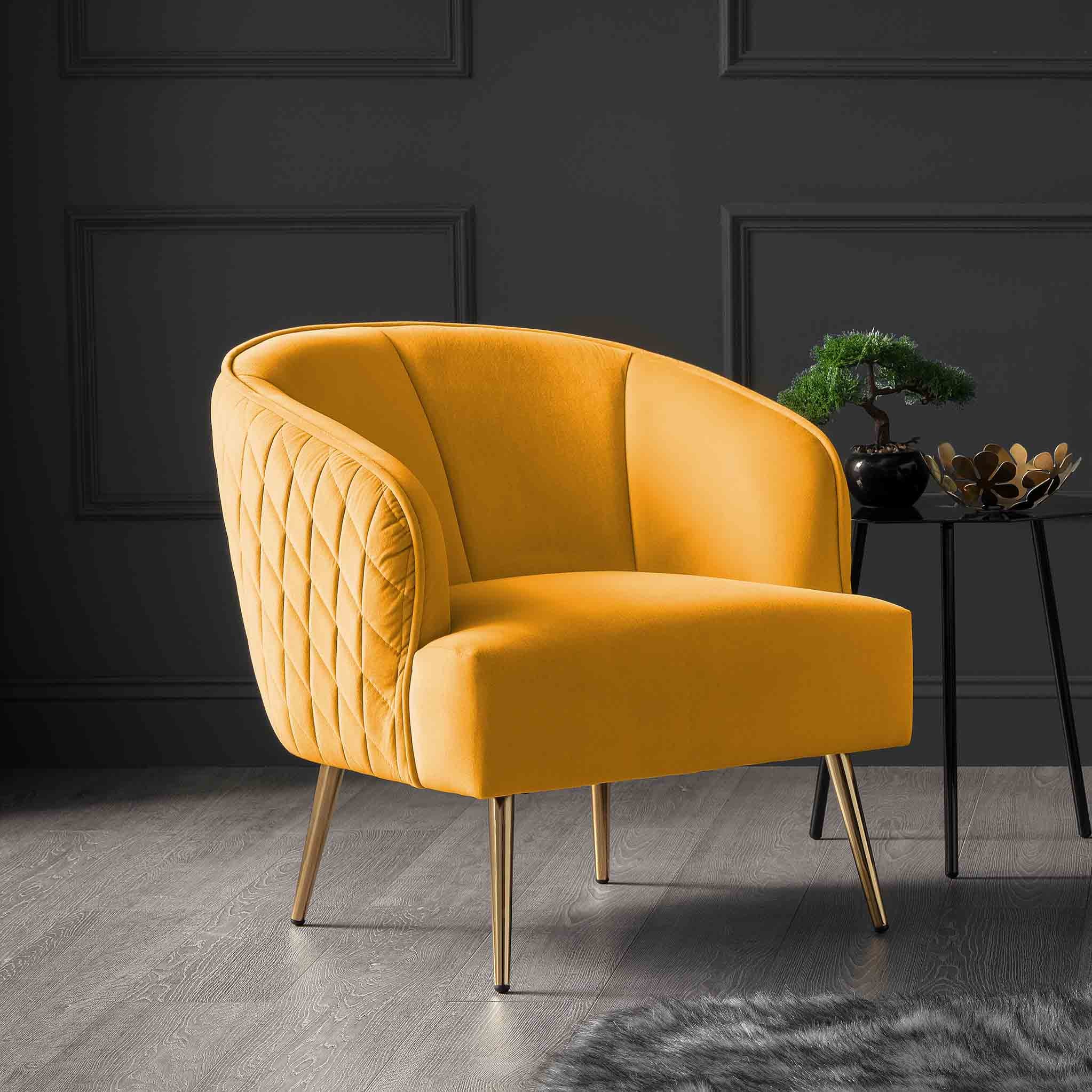 Myla Velvet Accent Chair Special Sale In Pairs $87