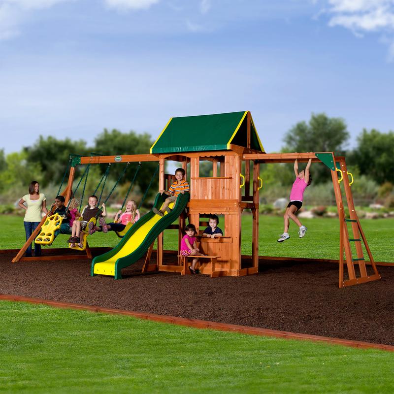 Prairie Ridge Wooden Swing Set