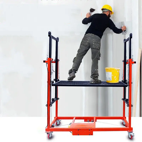 📢Year-End Promotion🎉Foldable Electric Lift Scaffolding (Load 1000Kg)