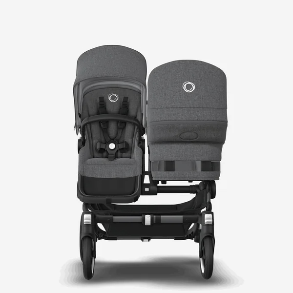 Bugaboo Donkey 5 Duo 2-in-1 Stroller Set Graphite/Mixed Gray, Mixed Gray