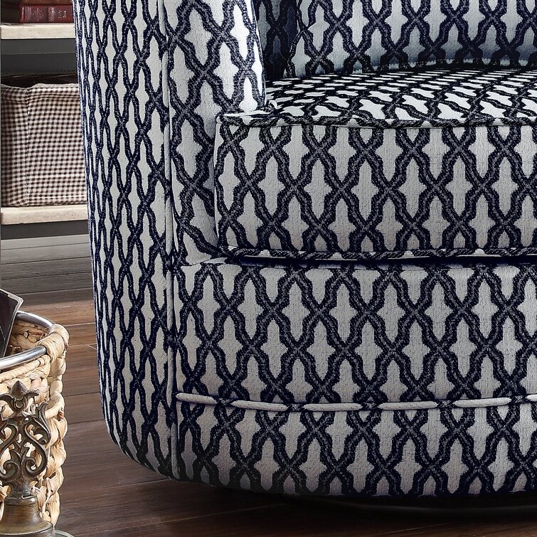 Earle 33.5'' Wide Swivel Barrel Chair