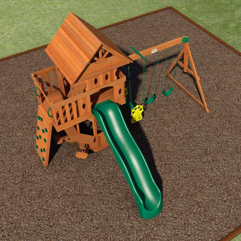 Woodland Wooden Swing Set