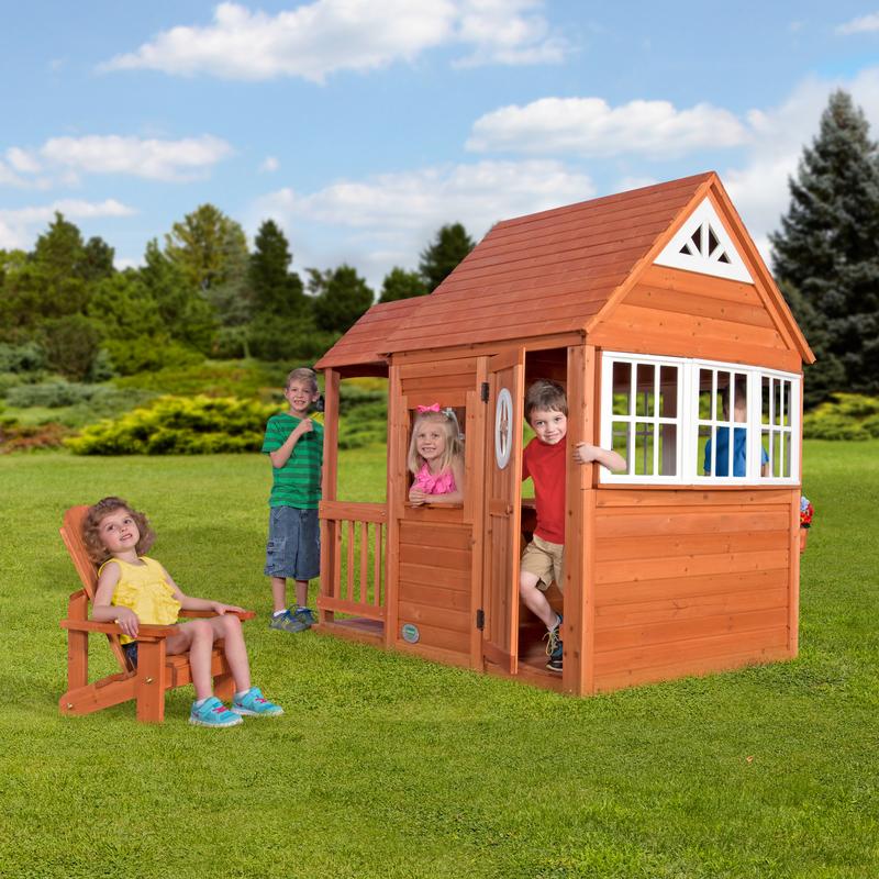 Deluxe Cedar Mansion Playhouse