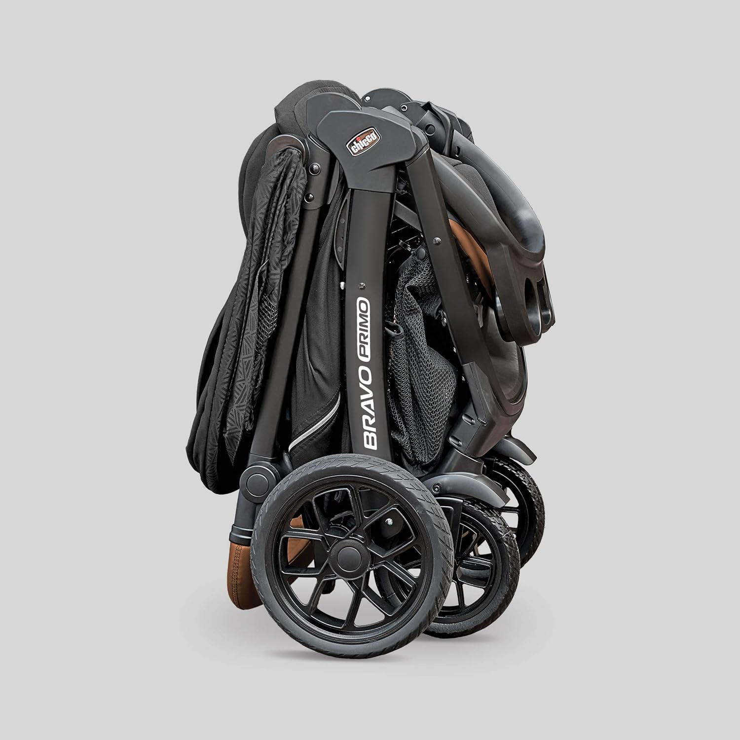 Chicco Bravo Primo Trio Travel System, Quick-Fold Stroller with Chicco KeyFit 35 Zip Extended-Use Infant Car Seat and Stroller Combo | Springhill/Black