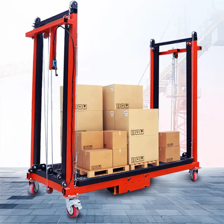 📢Year-End Promotion🎉Foldable Electric Lift Scaffolding (Load 1000Kg)