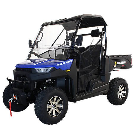 Buck 450 4WD EFI UTV, Blue, MMS-BK450-BL