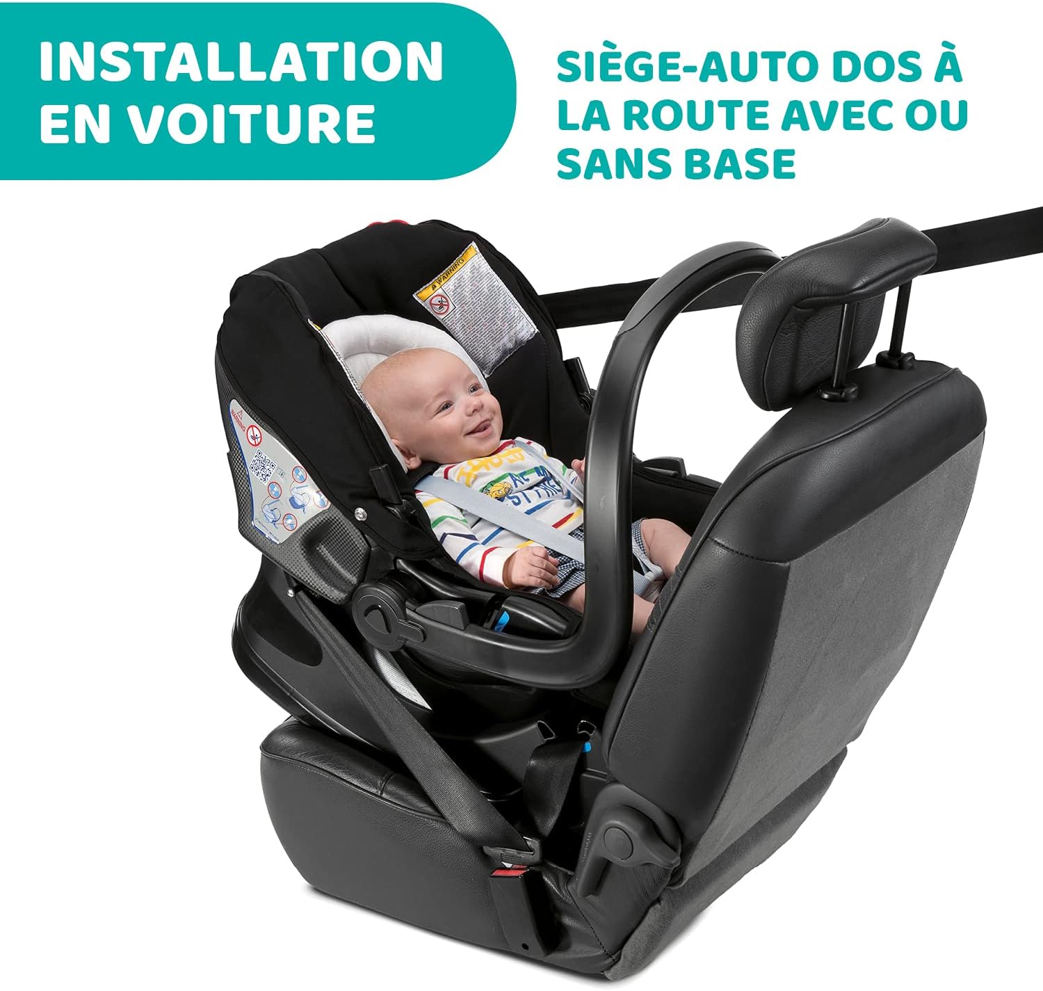Chicco Trio Activ3 3 in 1 Stroller with Car Travel Set, 3-Wheel Reclining Cane, Pram/Carrycot and Baby Car Seat Group 0+, with Folding and Compact Closure - Black