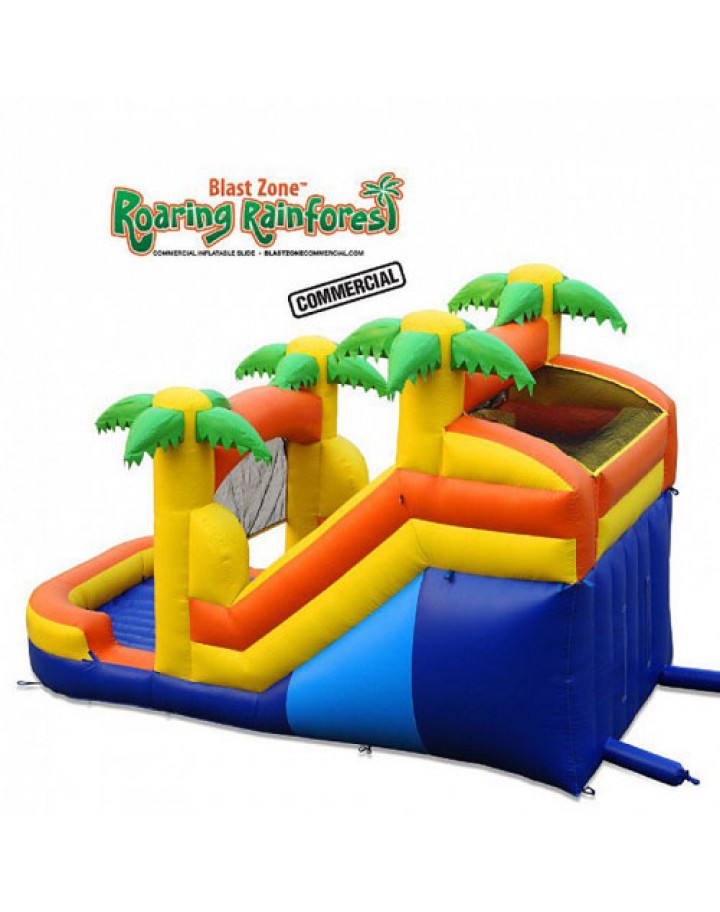 Roaring Rainforest 14 Inflatable Commercial Slide