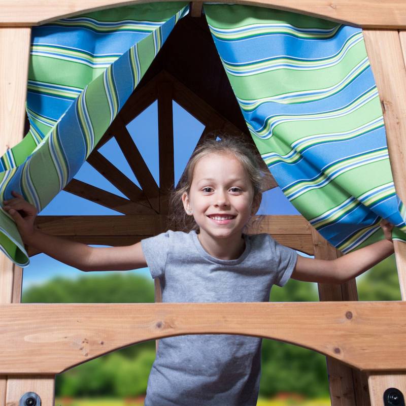 Oceanview Wooden Swing Set