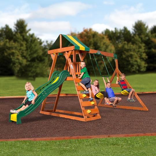 Madison Wooden Swing Set