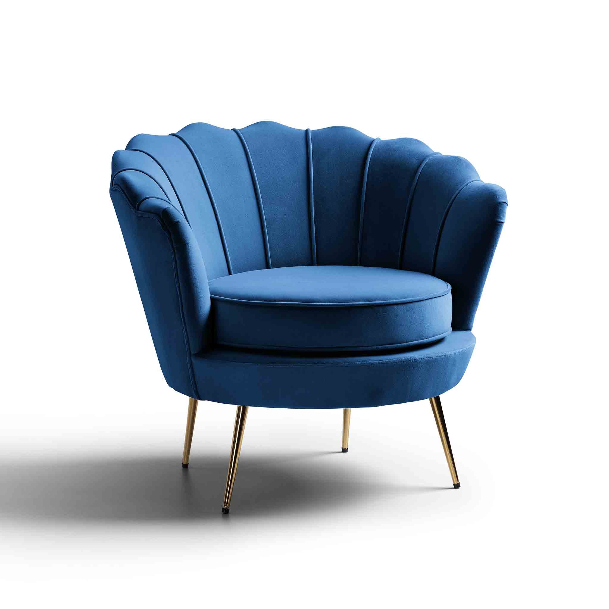 Pearl Velvet Shell Chair Special Sale In Pairs