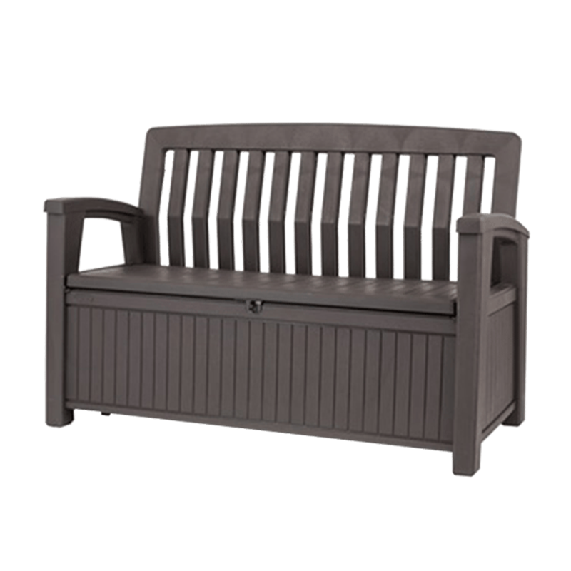 Patio 60 Gallon Outdoor Storage Bench - Brown