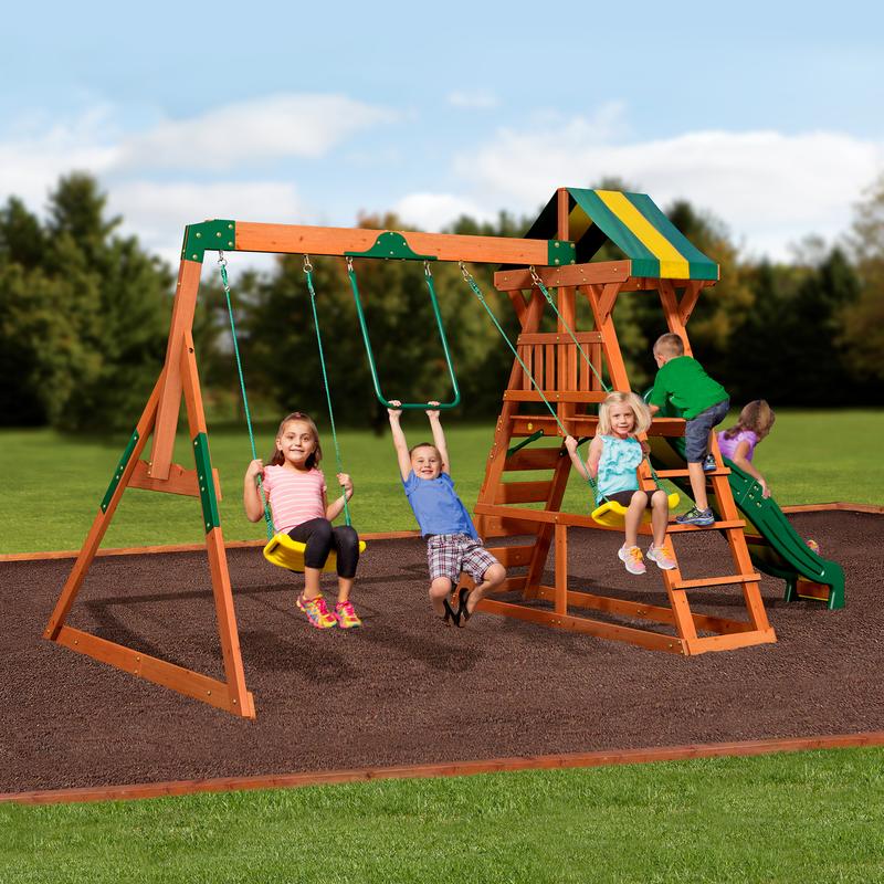 Madison Wooden Swing Set