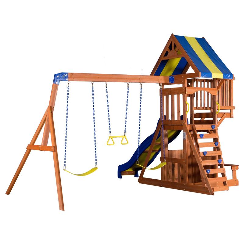 Peninsula Wooden Swing Set