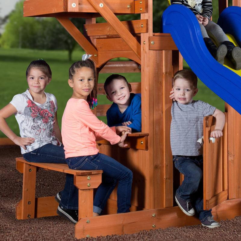 Peninsula Wooden Swing Set