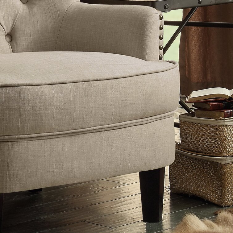 Brogyn 30'' Wide Tufted Wingback Chair