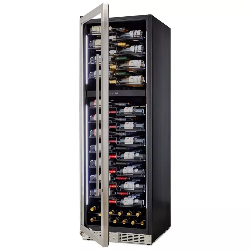 Wine Enthusiast VinoView L 145 Smart Wi-Fi Dual Zone Wine Cellar