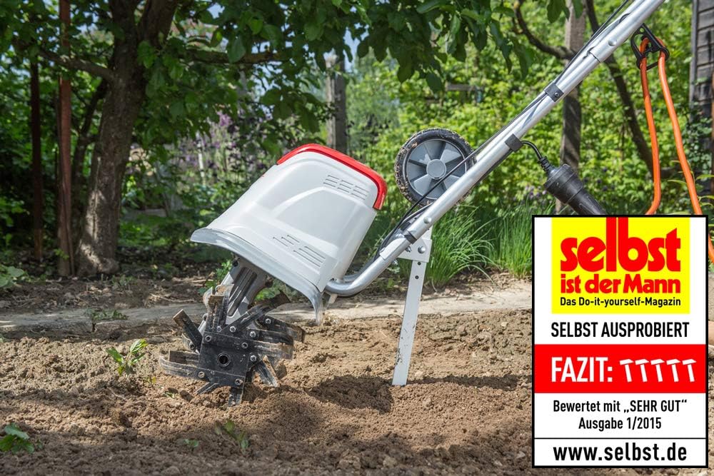 IKRA electric tiller FEM 1500, flexible working width 17-45cm, very efficient, 1500W
