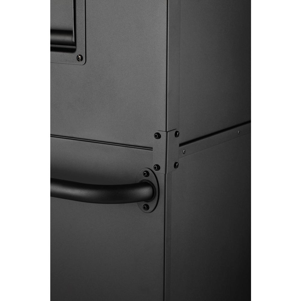 Industrial 52 In. W X 21.5 In. D 15-Drawer Tool Chest And Rolling Cabinet Combo With LED Light In Matte Black