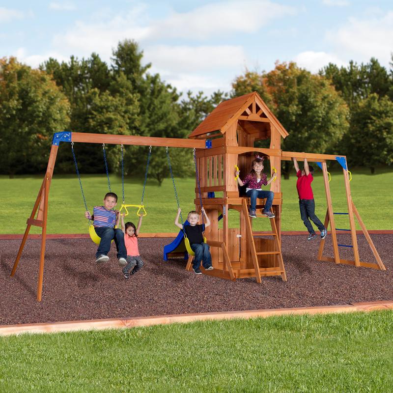 Parkway Wooden Swing Set