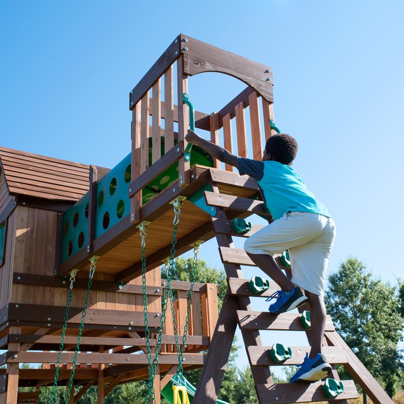 Woodridge Elite Wooden Swing Set