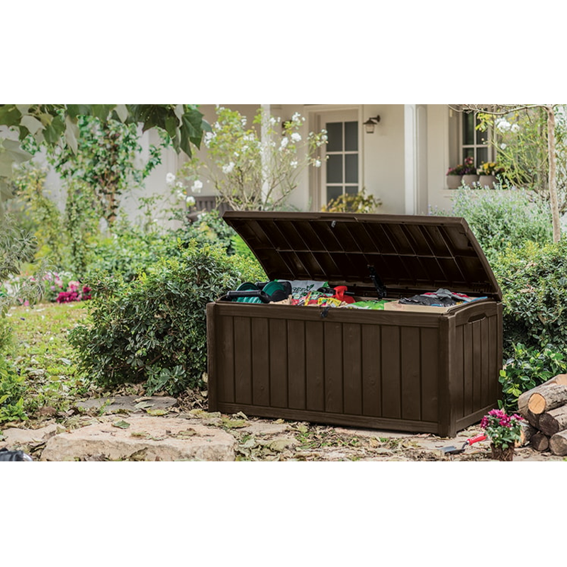 Glenwood 101 Gallon Deck Box - Brown
