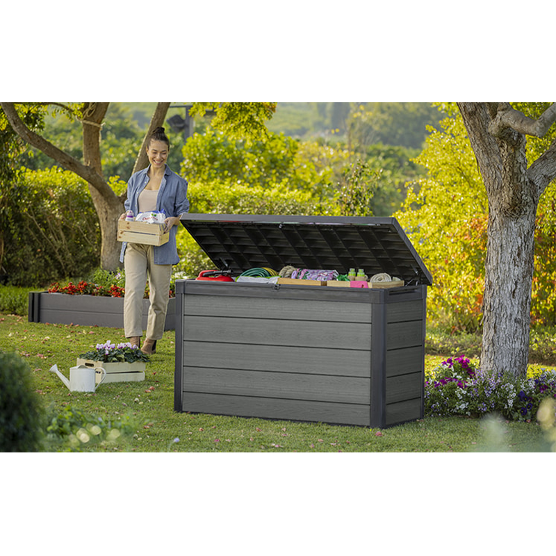 Cortina 200 Gallon Deck Box - Graphite