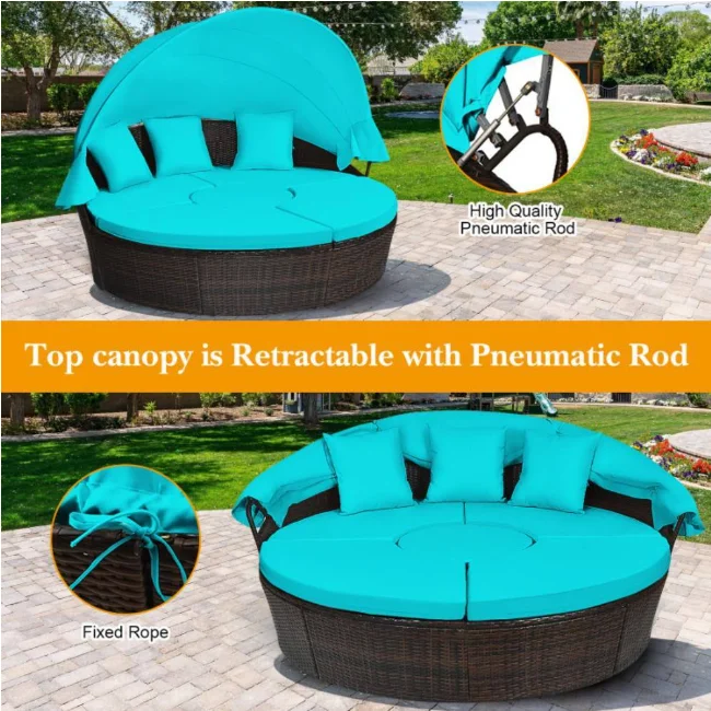 Lounge shell sun island outdoor weatherproof