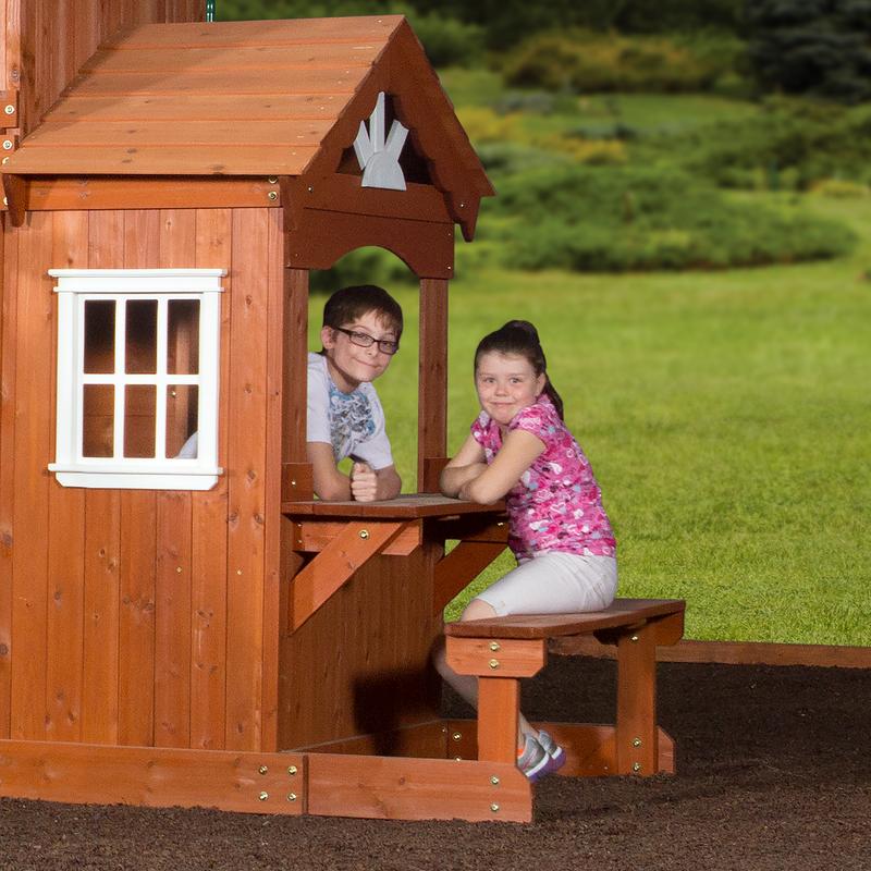 Shenandoah Wooden Swing Set