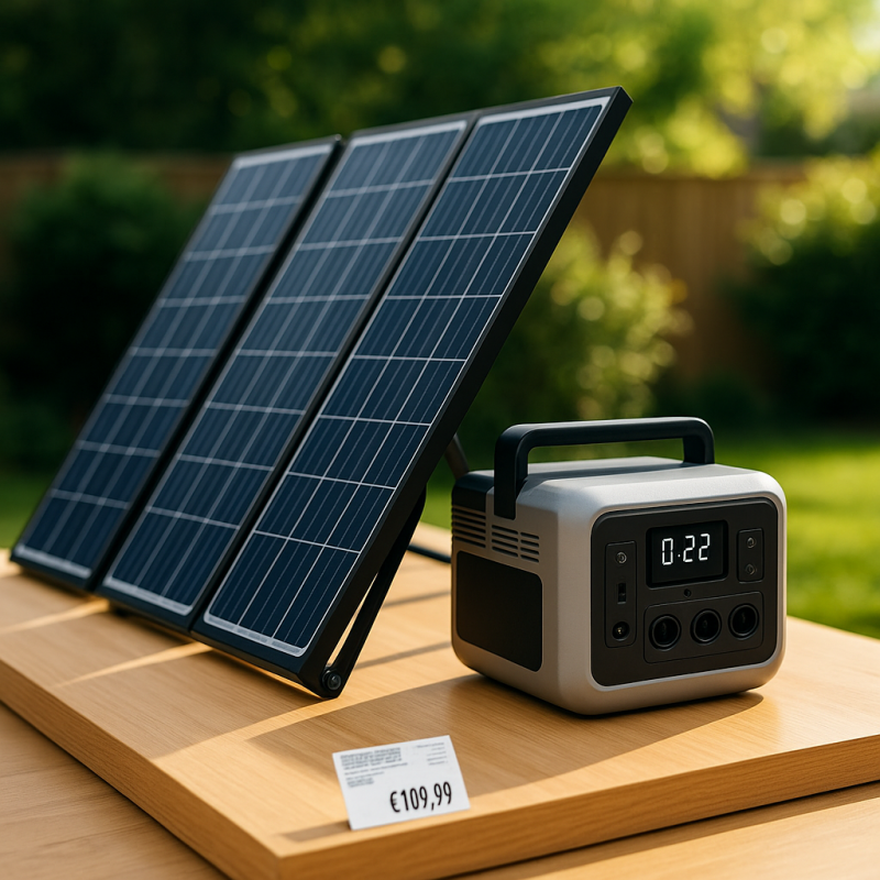 EF ECOFLOW Solar Generator DELTA 2 with 2x220W Portable Solar Panels, 1024Wh LFP Battery, Fast Charging, Portable Power Station for Home Backup Power, Camping & RVs