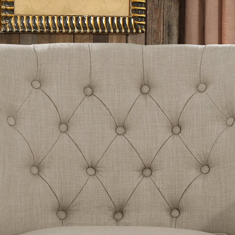 Brogyn 30'' Wide Tufted Wingback Chair