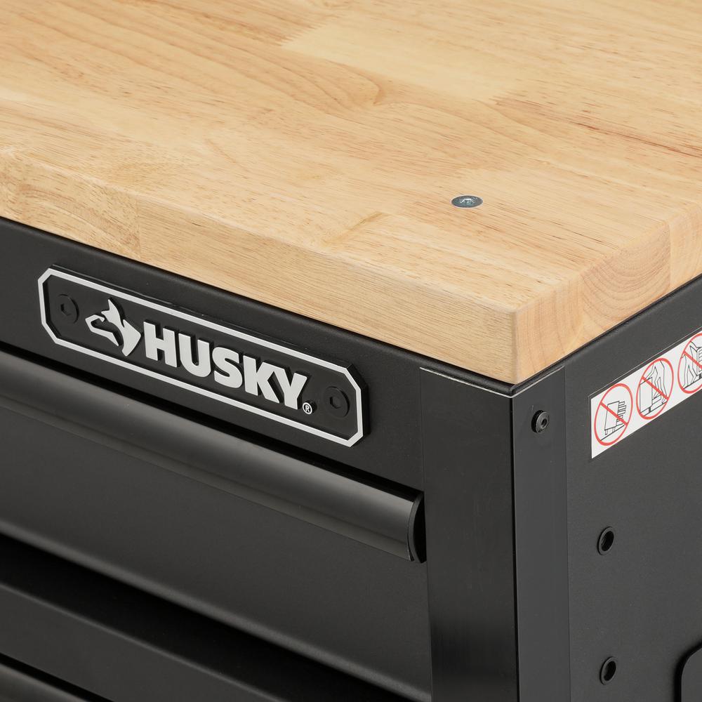Heavy-Duty 61 In. W 10-Drawer, Deep 1-Door Tool Chest Mobile Workbench In Gloss Red With Flip-Up Pegboard