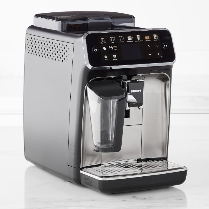 复制Philips Domestic Appliances Series 5400 Espresso Machine – Coffee to Grain – LatteGo Milk Frother, 12 Coffee Specialities, Intuitive Display, 4 User Profiles, Black
